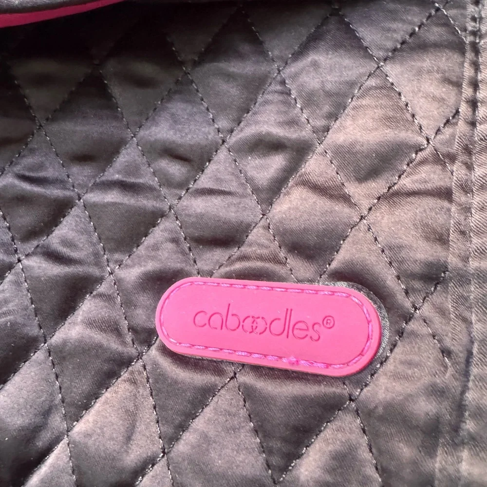 Caboodles Quilted Black Clutch